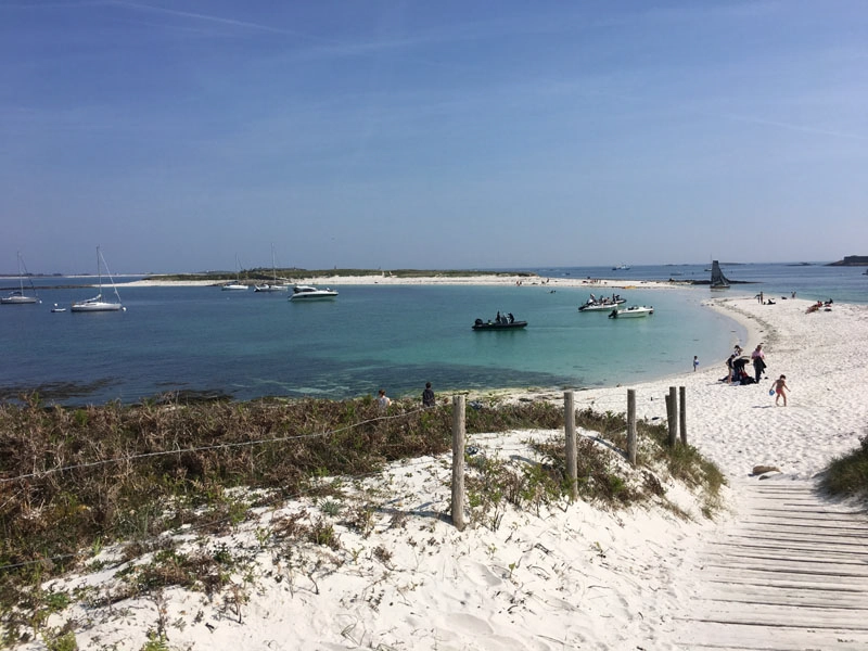 plage ile saint nicolas glenan bretagne finistere