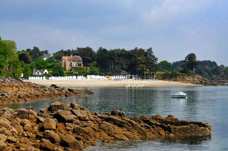 plage de port manech saint nicolas camping finistere bretagne