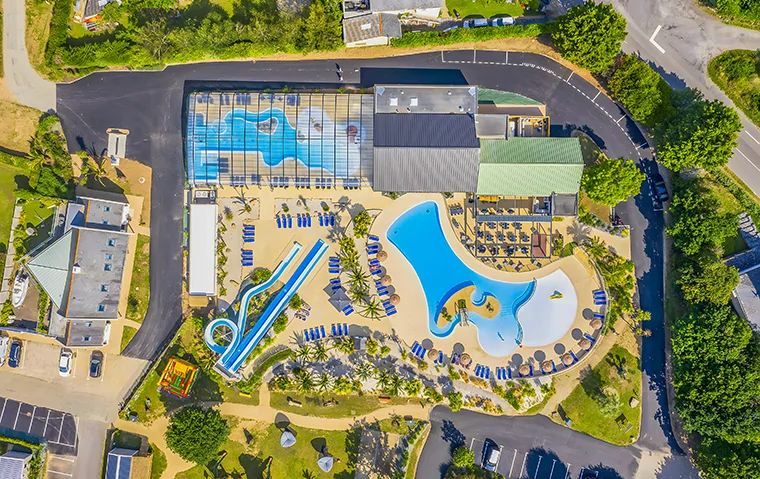 camping avec parc aquatique a proximite de locronan en finistere