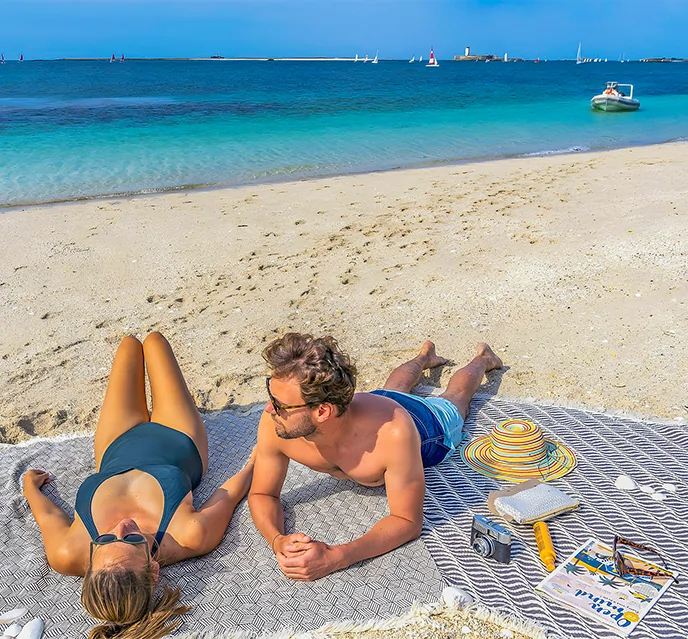 les plages autour du camping concarneau