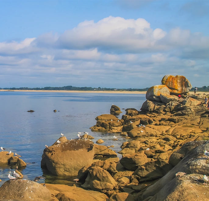 vue panoramique sur l atlantique et la baie de concarneau