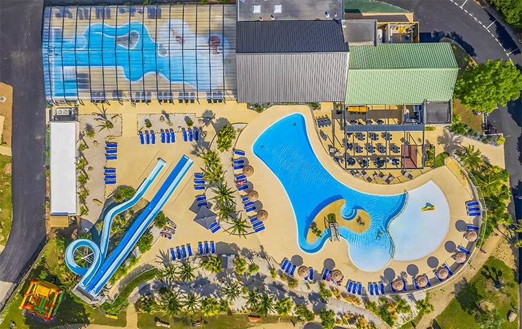 camping avec parc aquatique a proximite de quimper en bretagne