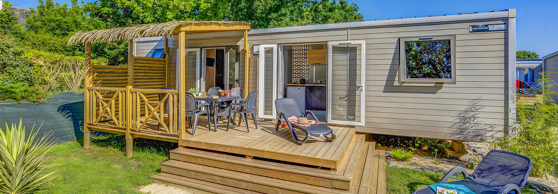 location mobil homes bretagne camping resort 5 etoiles cabellou plage concarneau