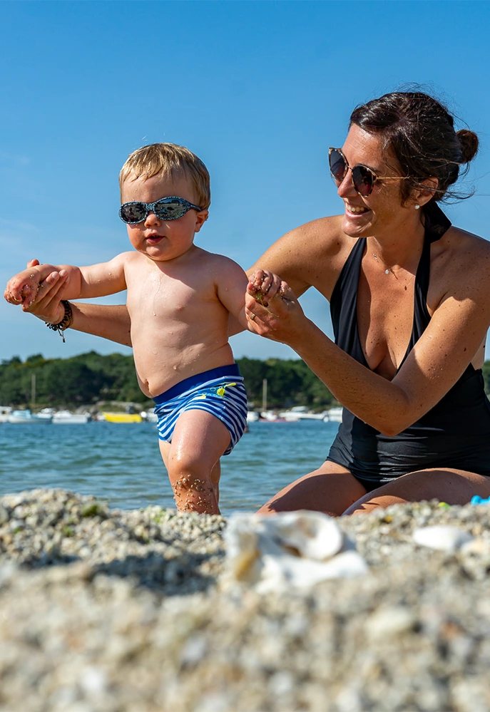 camping 5 etoiles en bord de mer en bretagne cabellou plage