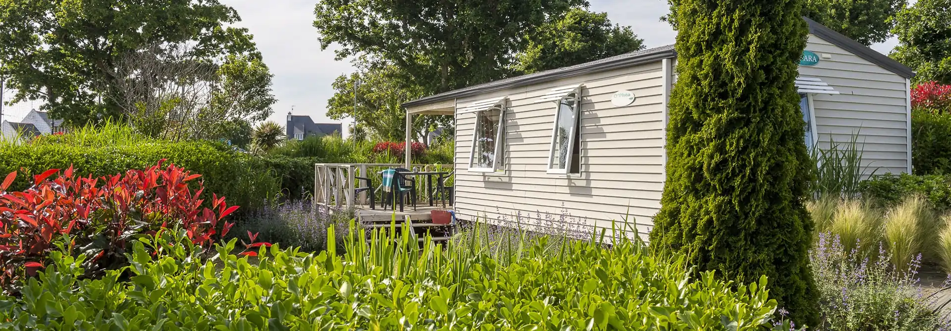 confort family quartier pieton 5 6pers 3ch35m2 camping resort 5 etoiles cabellou plage concarneau