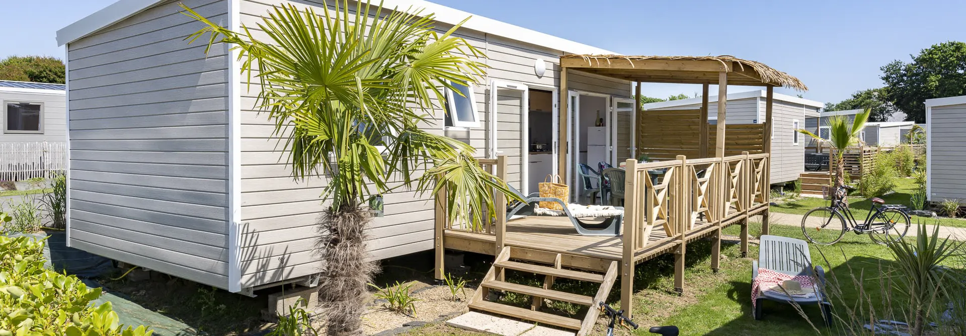 evasion belle etoile quartier pieton 6p 3ch 32m2 camping resort 5 etoiles cabellou plage concarneau