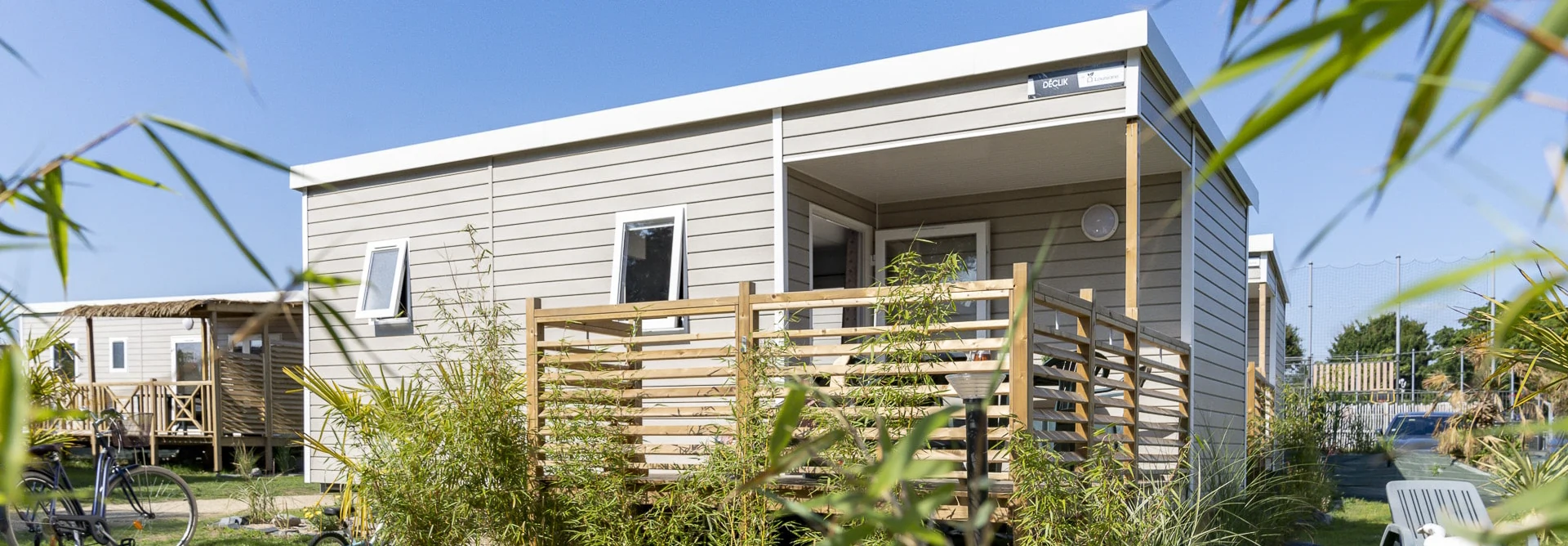 evasion groix quartier pieton 4 5p 2ch 25m2 camping resort 5 etoiles cabellou plage concarneau