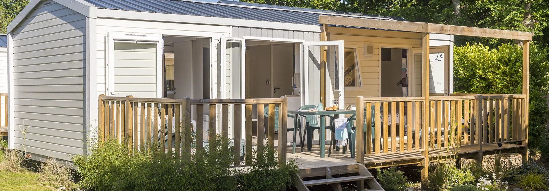 premium iroise 4 6 pers 2ch 2 sde 32m2 camping resort 5 etoiles cabellou plage concarneau