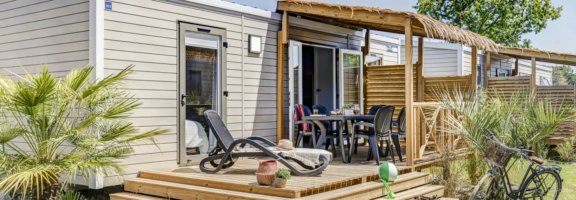 prestige bora pieton 4 6pers 2ch 2sde 32m2 camping resort 5 etoiles cabellou plage concarneau