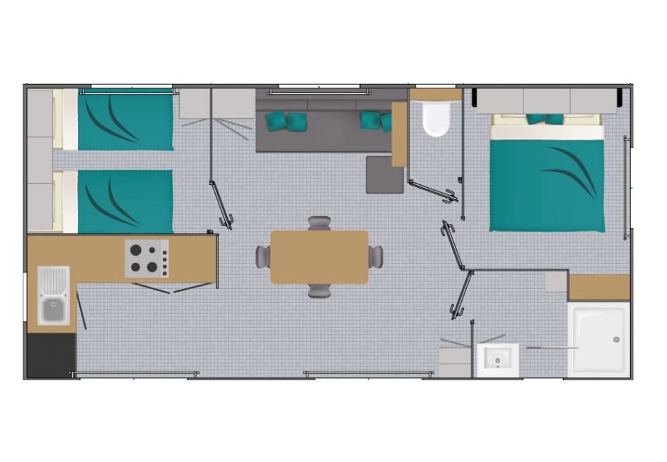 Prestige Bali – Piéton – 4/5P 2Ch – 30m2